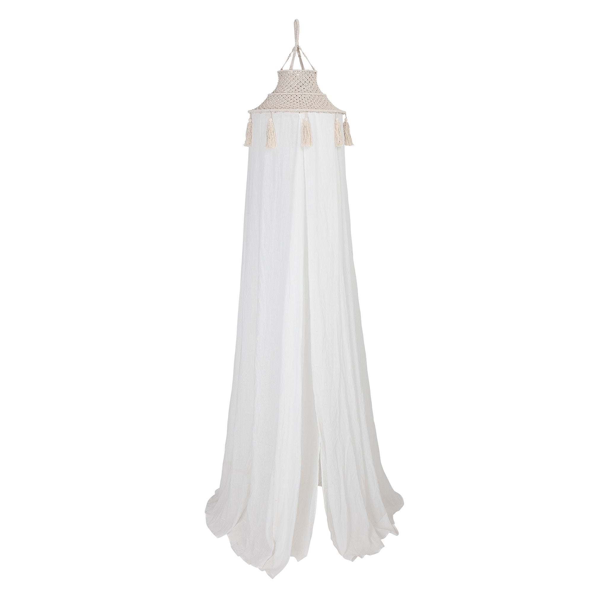 BLOOMINGVILLE MINI Hugh Children's Canopy in 100% Cotton, Ø 50 x 275 cm