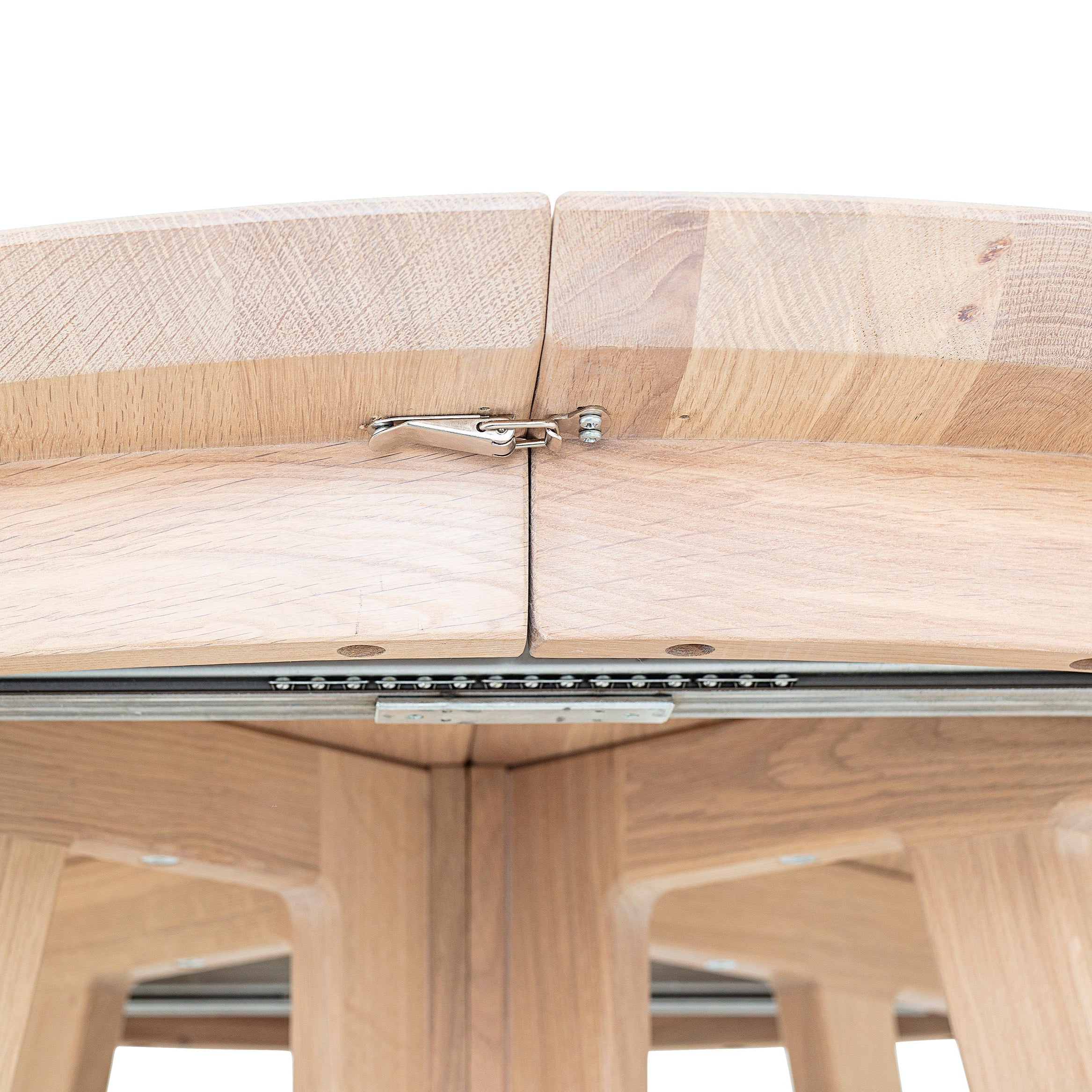 BLOOMINGVILLE Owen Extending Dining Table Nordic Theme in FSC 100% Oak 12