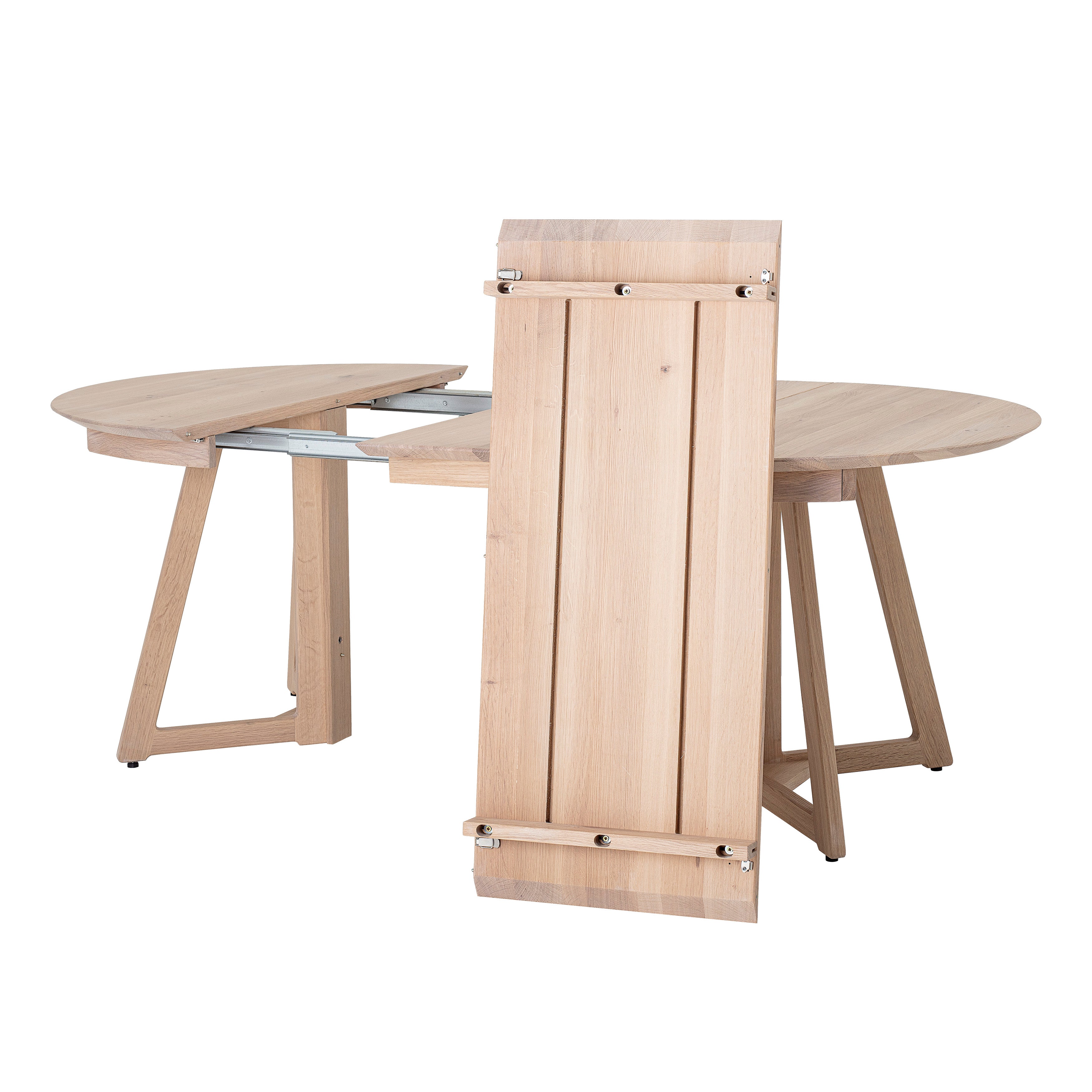 BLOOMINGVILLE Owen Extending Dining Table Nordic Theme in FSC 100% Oak 9
