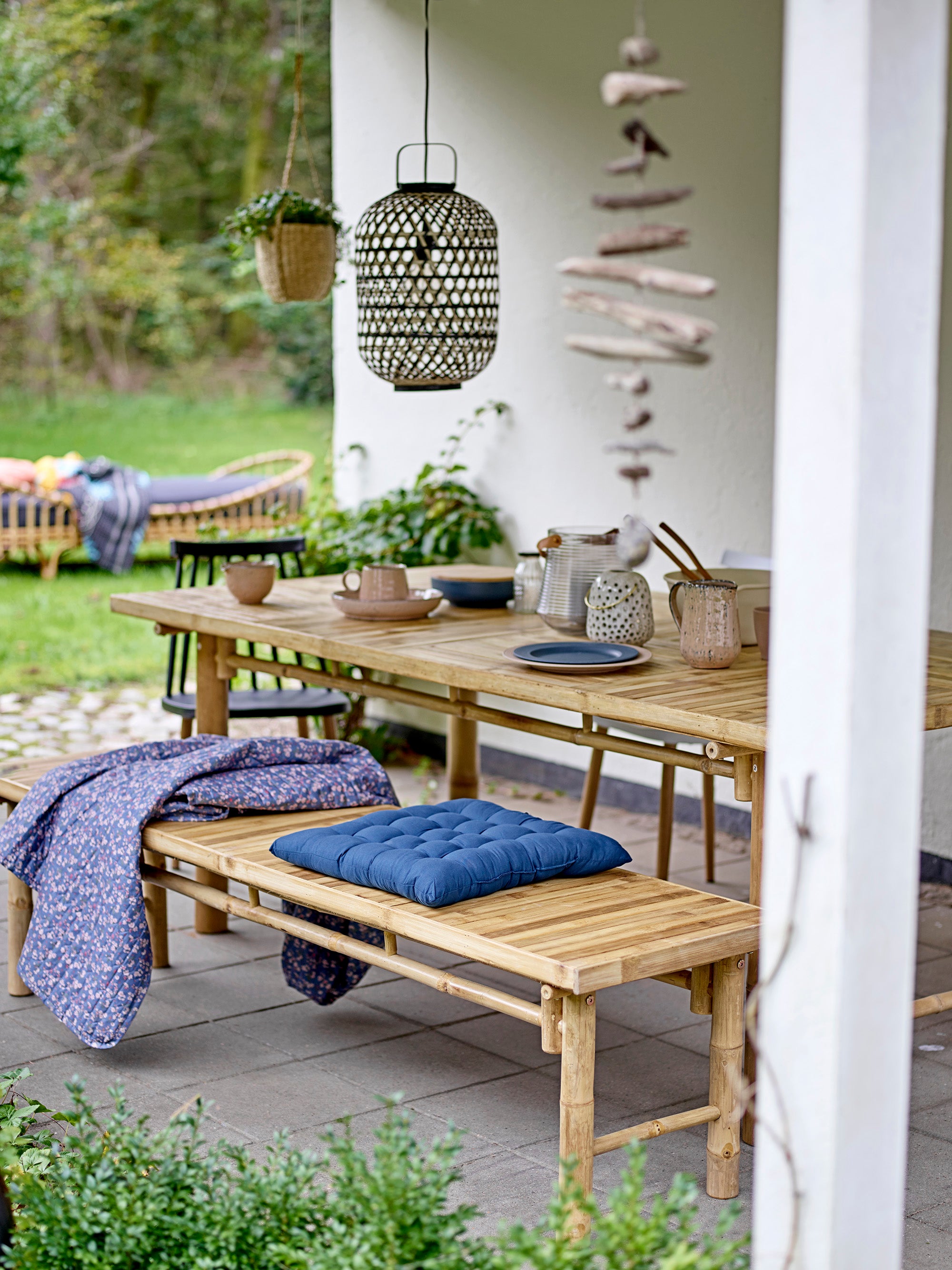 BLOOMINGVILLE Sole Dining Table, Nature, Bamboo, 200x98 cm 7
