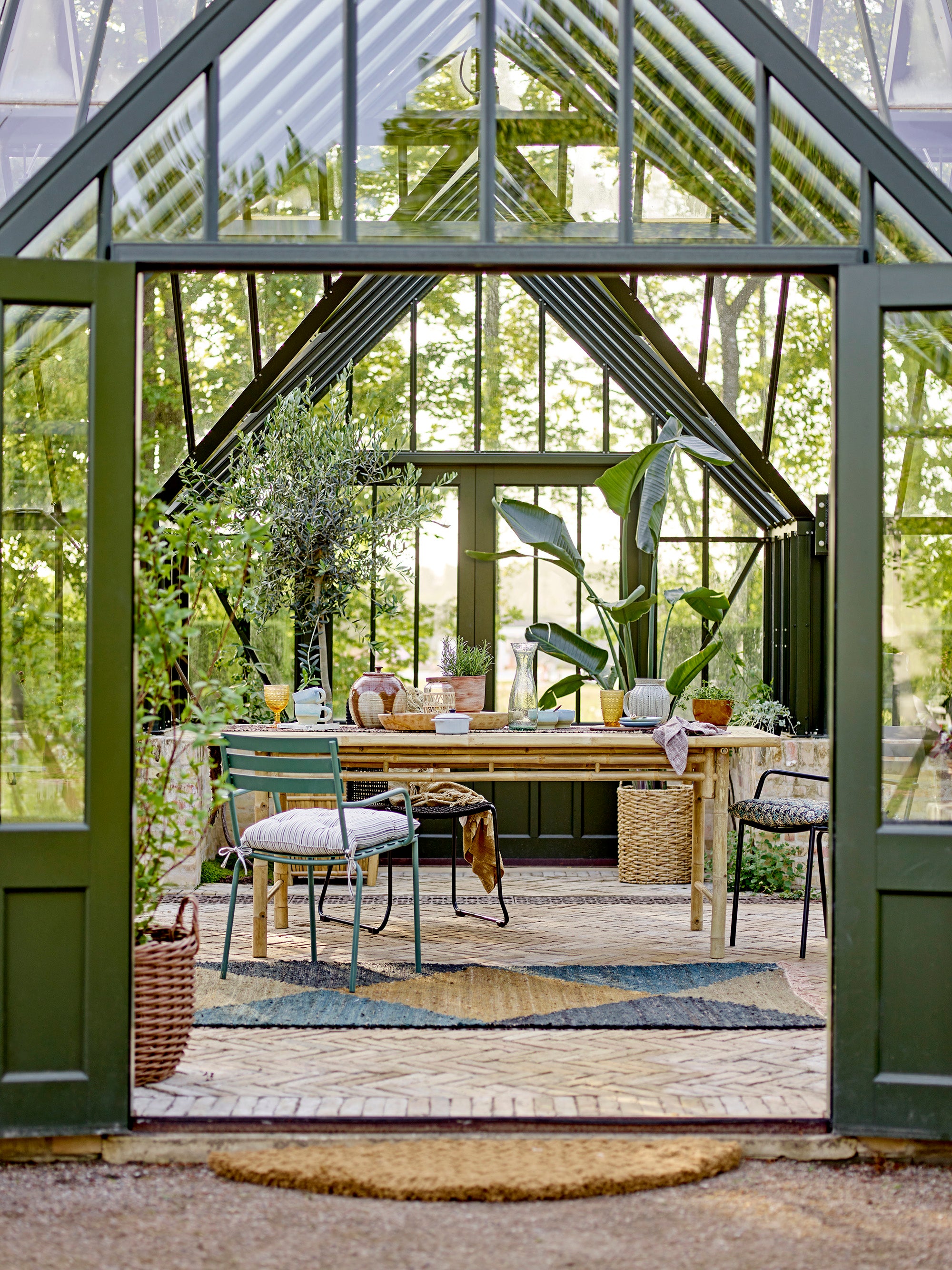 BLOOMINGVILLE Sole Dining Table, Nature, Bamboo, 200x98 cm 8