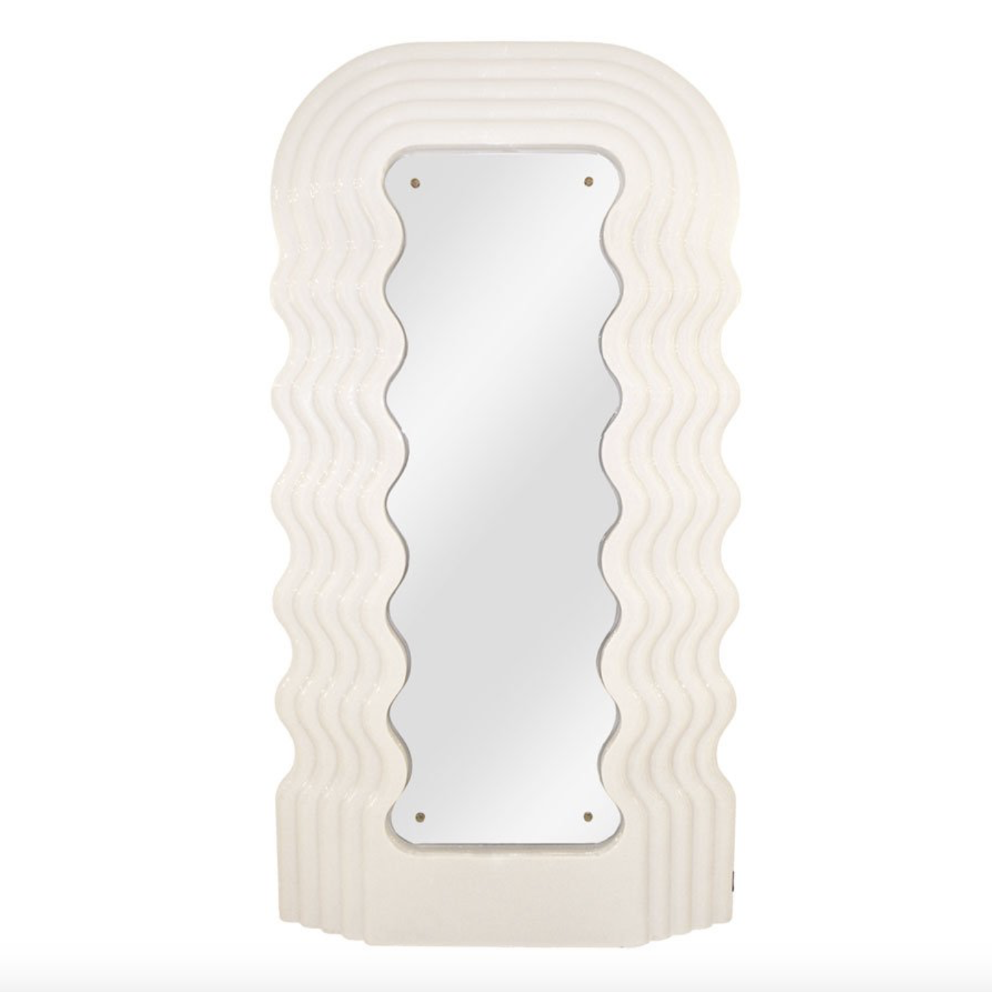 DERRYS Neon Wave LED Colour-Changing Framed Freestanding Full-Length Statement Retro Mirror - Regina Luxury Interiors