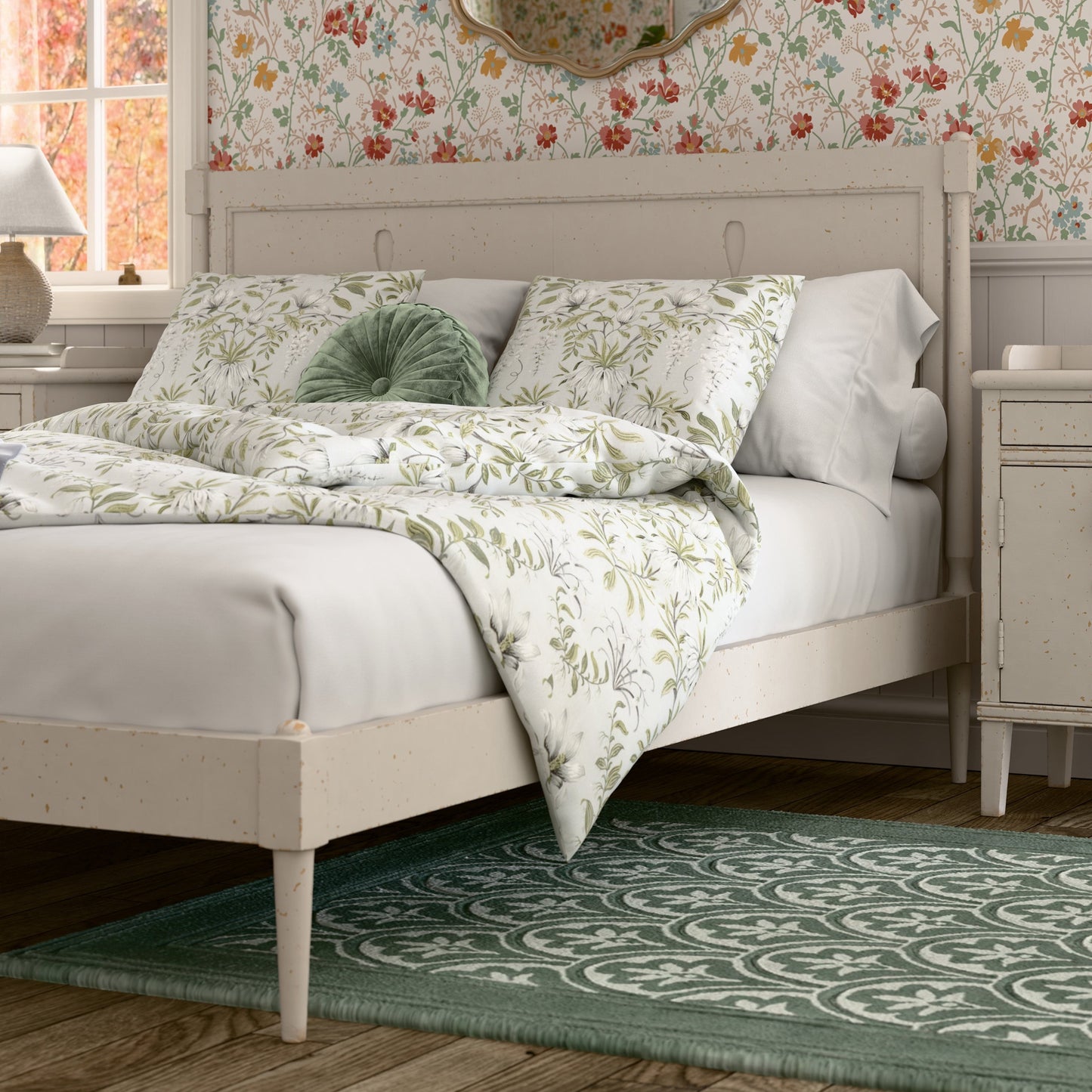 LAURA ASHLEY Annaside Solid Poplar SUPER KING SIZE Bed Frame in Antique White