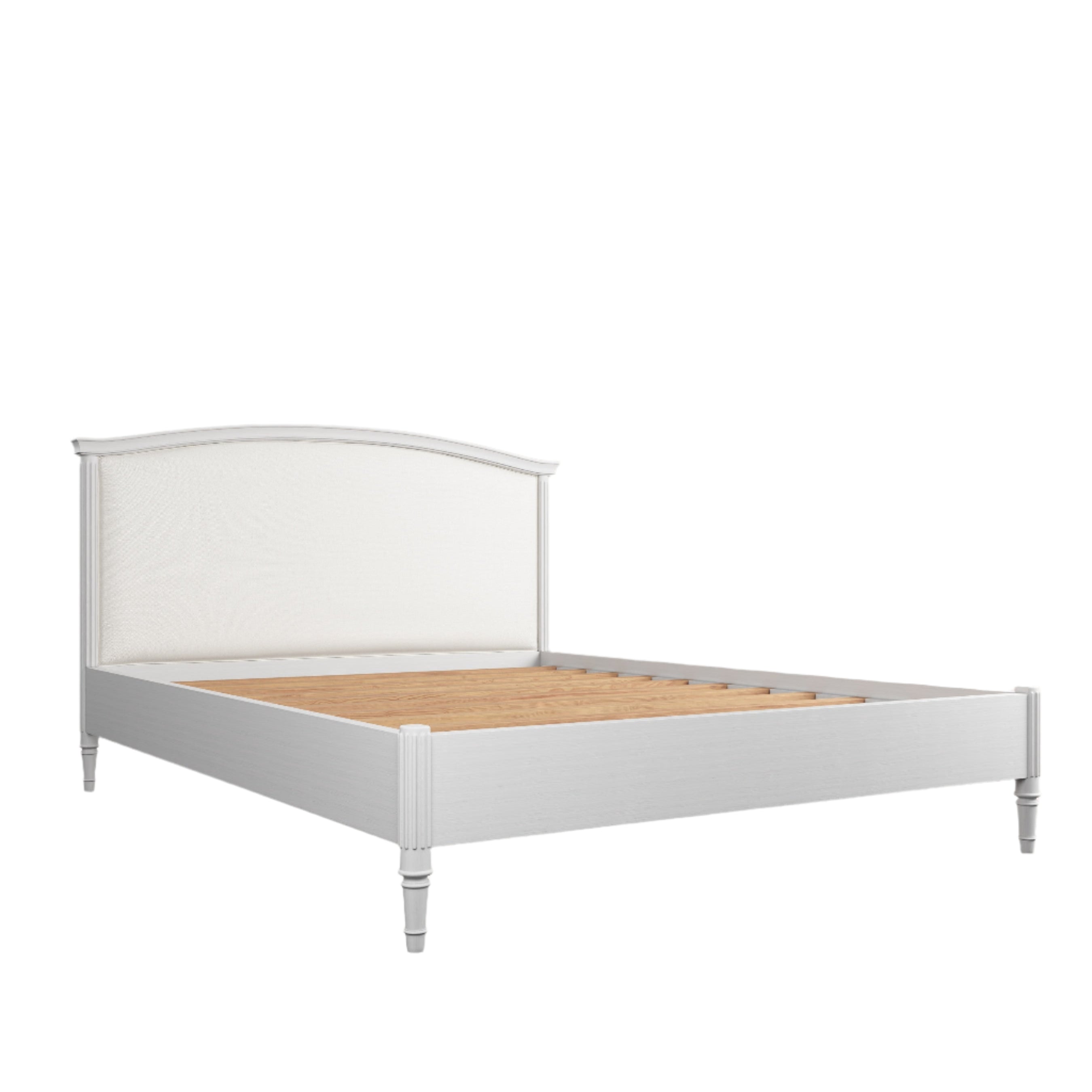 LAURA ASHLEY Bramford DOUBLE Bed Frame in Whitewashed Oak