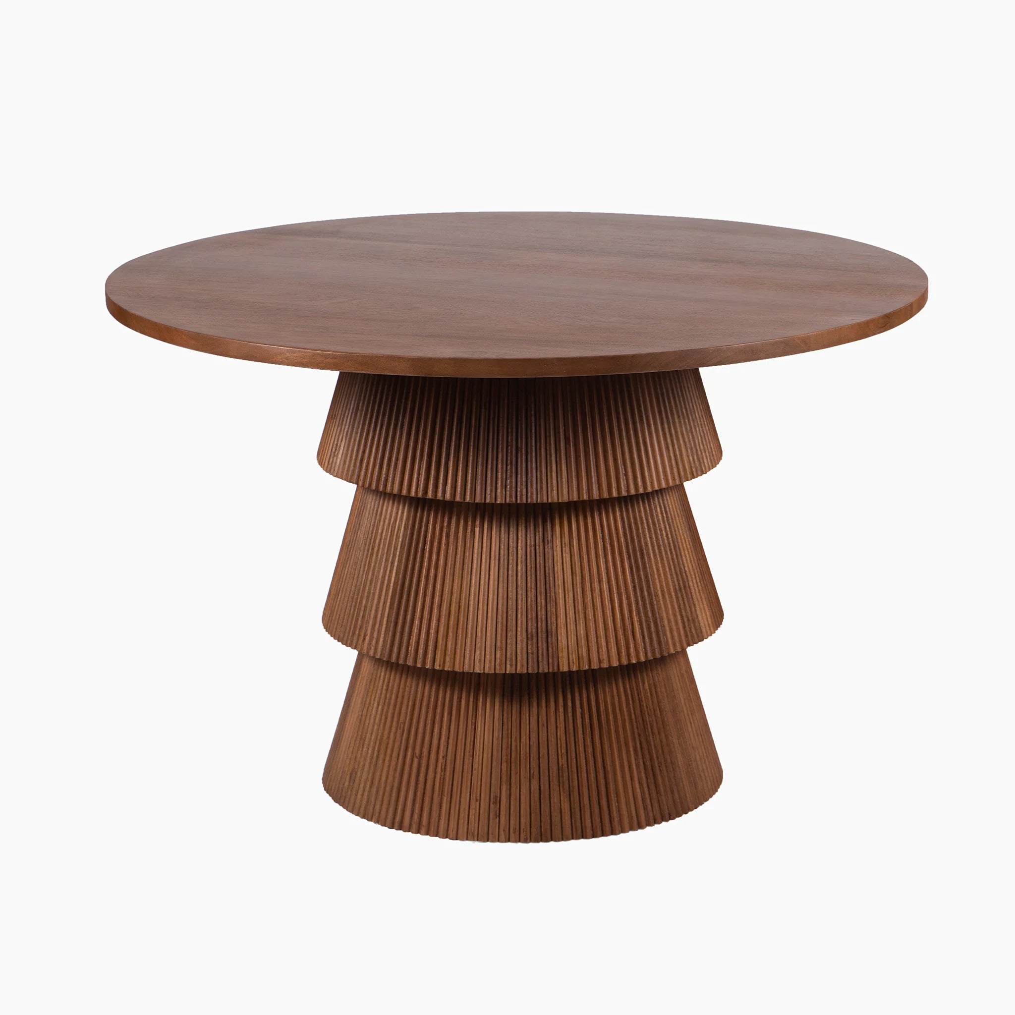 TRAMPOLINE Henry Mango Wood Dining Table, Ø120x76 cm