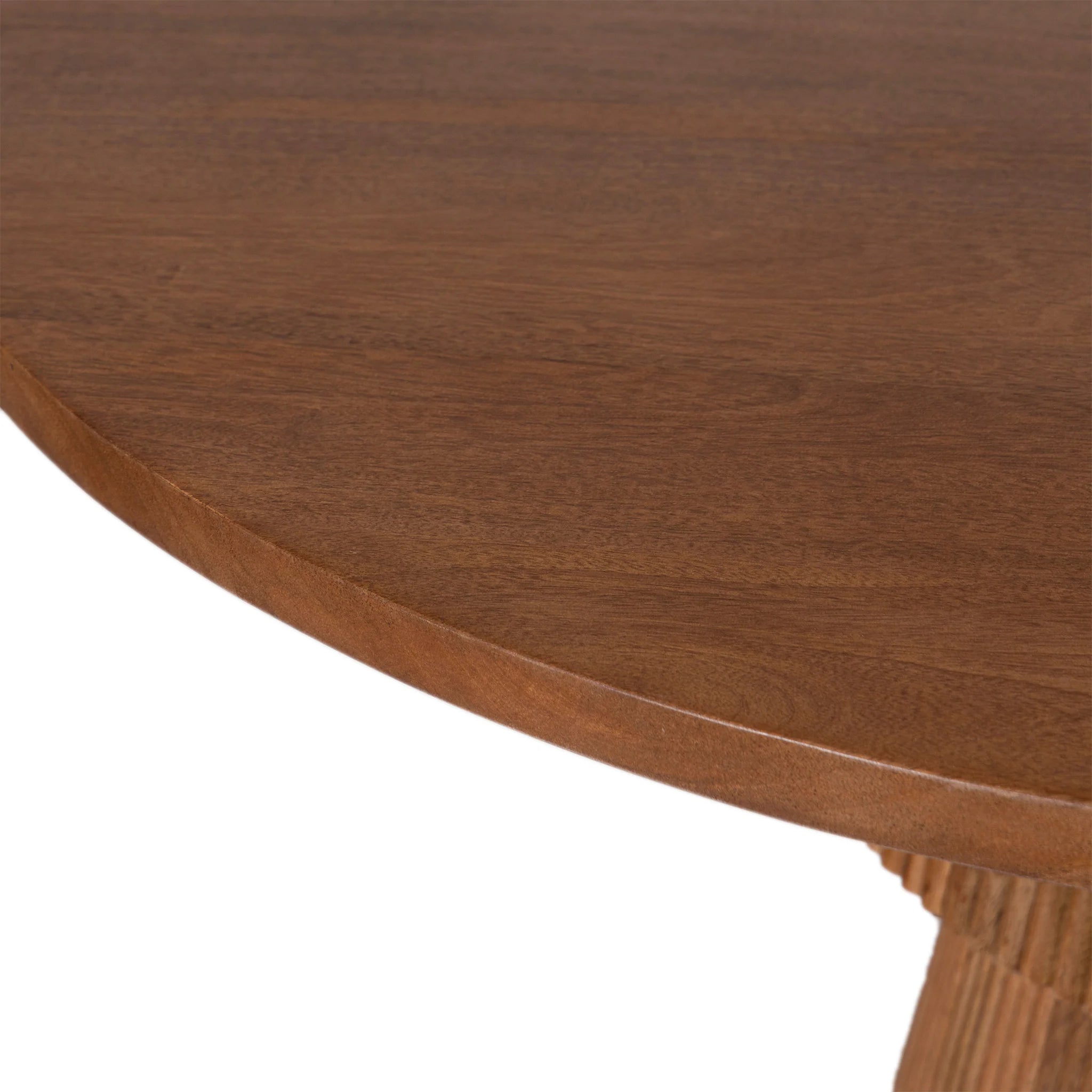 TRAMPOLINE Henry Mango Wood Dining Table, Ø120x76 cm