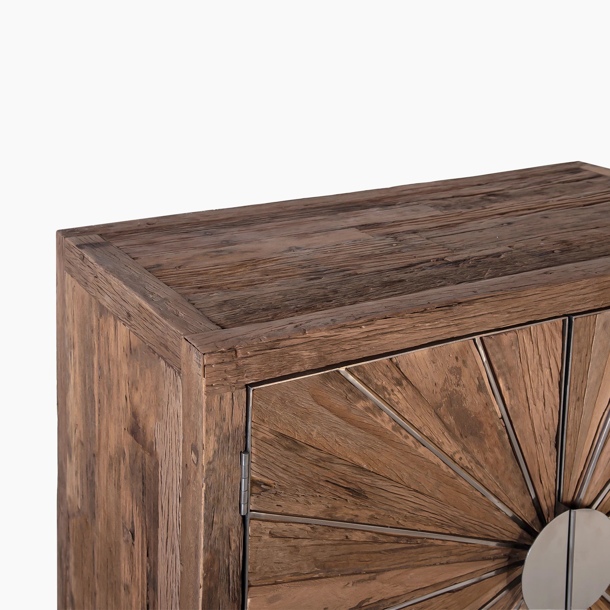 TRAMPOLINE Mode Rustic Reclaimed Wood Two-Door Sideboard/Cabinet