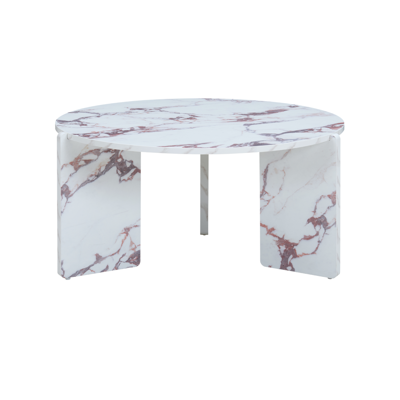 TWENTY10 DESIGNS Everyday Living Collection Halo Marble-Effect Coffee Table
