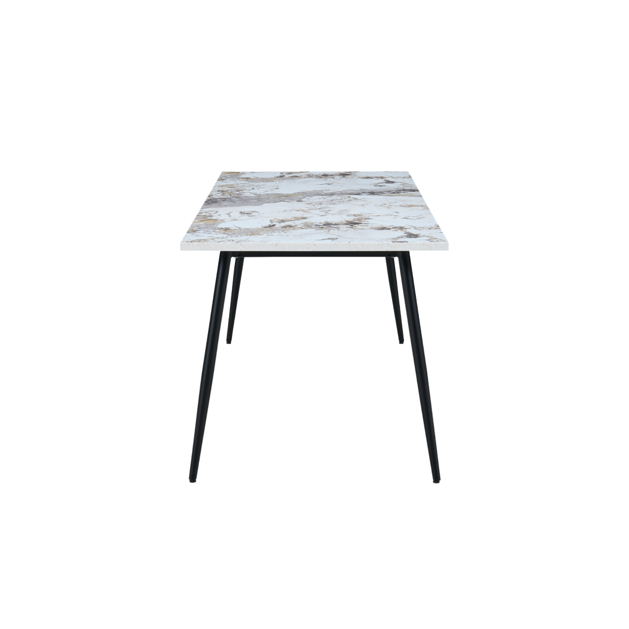 TWENTY10 DESIGNS Everyday Living Collection Horizon Large Dining Table in Pandora Marble Effect