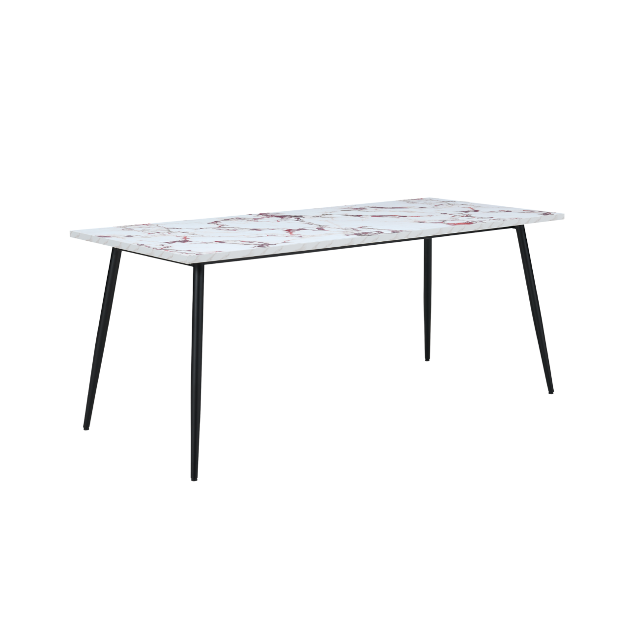 TWENTY10 DESIGNS Everyday Living Collection Horizon Large Dining Table in Violetta Marble Effect