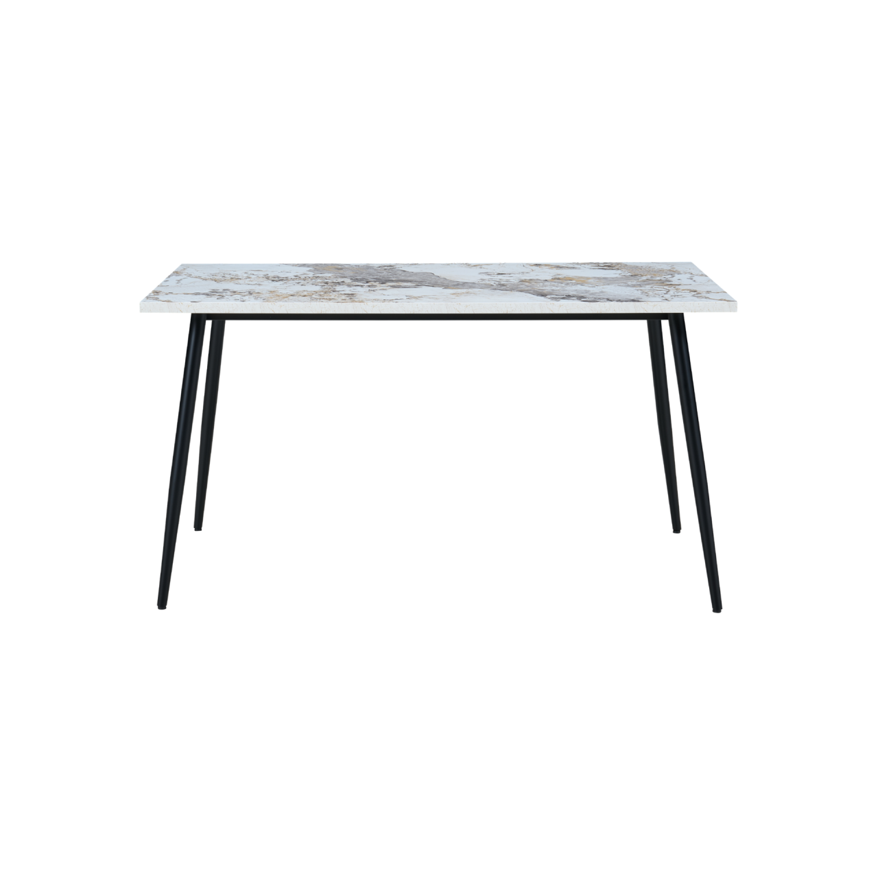 TWENTY10 DESIGNS Everyday Living Collection Horizon Medium Dining Table in Pandora Marble Effect Finish