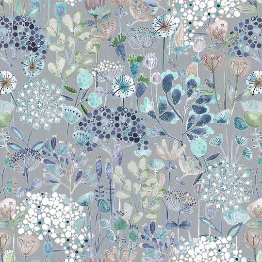 VOYAGE MAISON Ailsa 1.4m Wide Width Wallpaper, Cornflower