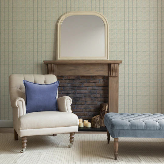 VOYAGE MAISON Arran 1.4m Wide Width Wallpaper, Opal