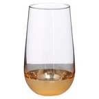 REGINA STUDIO Delilah | Hand-Blown Highball Glasses | Gold | Set of 4