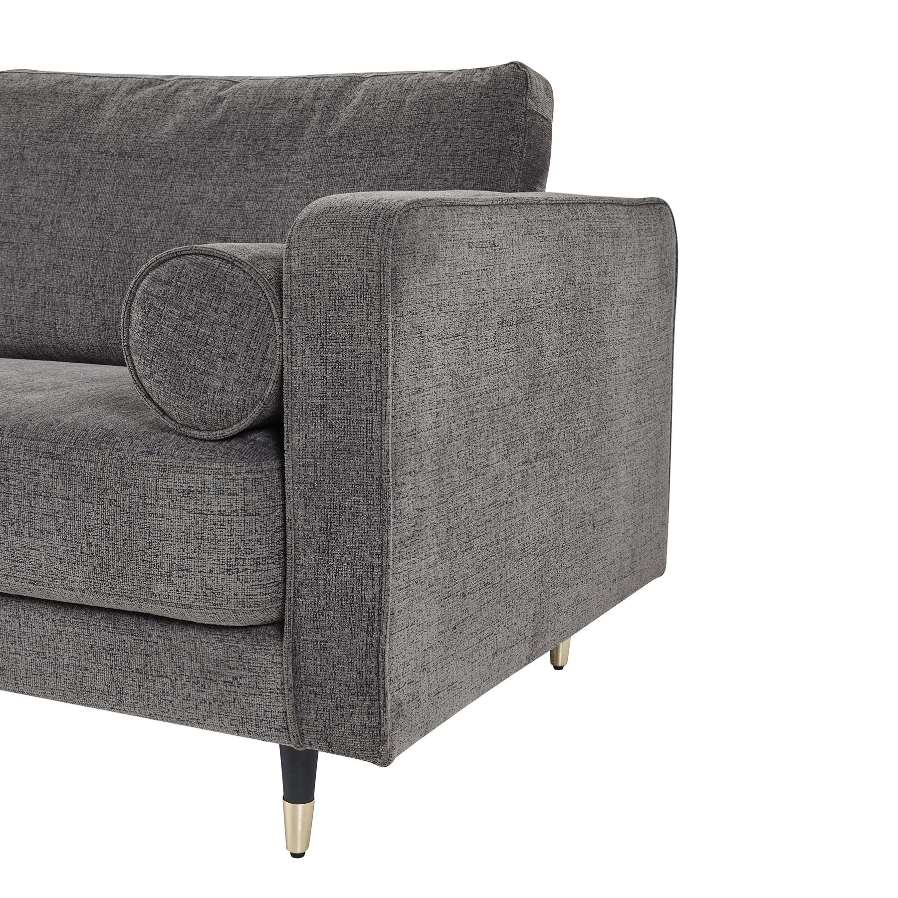 HILL INTERIORS Hampton Grey 3-Seater Large Sofa, 210 cm - Regina Luxury Interiors