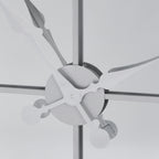 HILL INTERIORS Celina Mirrored Wall Clock in Silver Chrome Finish, ⌀ 112cm - Regina Luxury Interiors