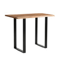 HILL INTERIORS Live Edge Collection Light Acacia Bar Table, 130 x 70 cm - Regina Luxury Interiors