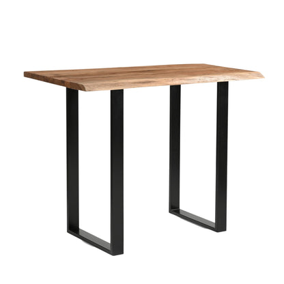 HILL INTERIORS Live Edge Collection Light Acacia Bar Table