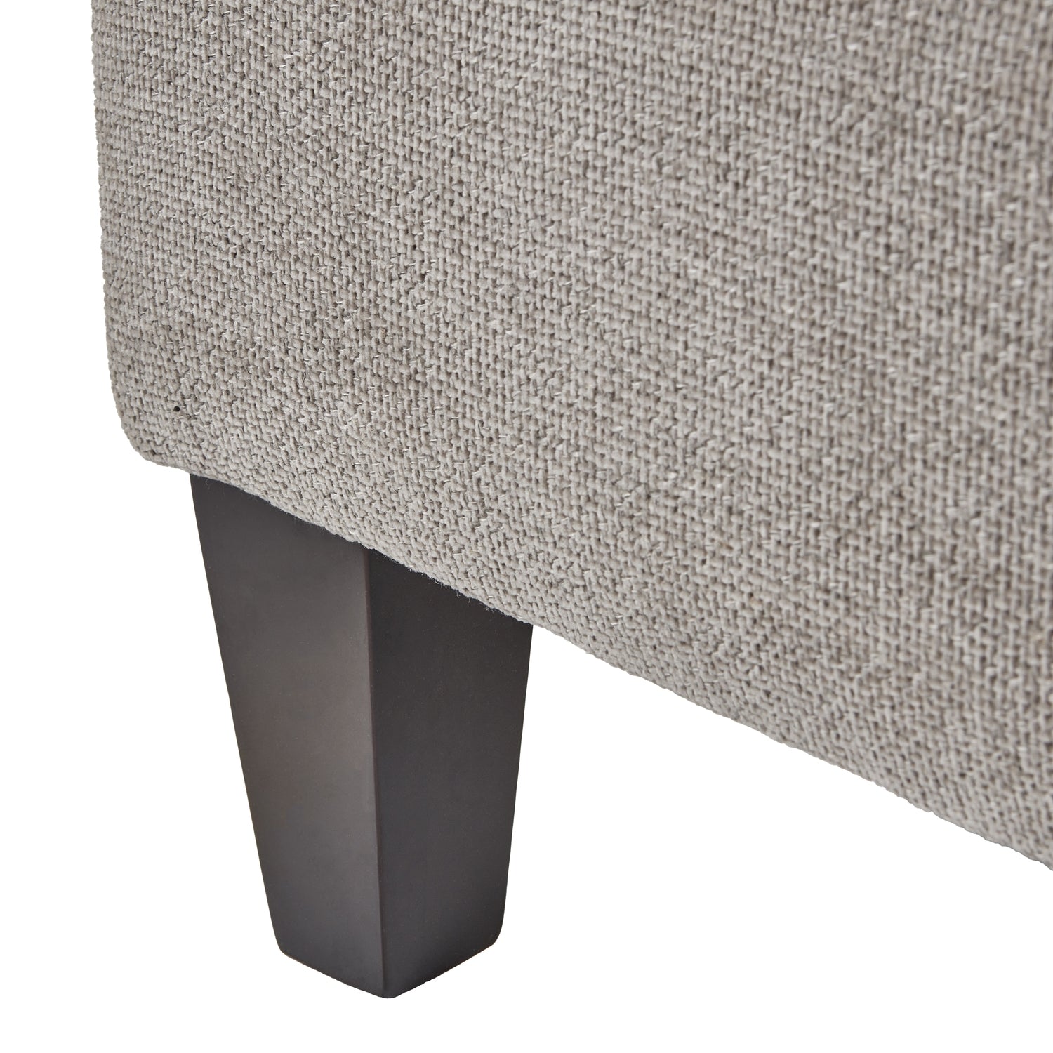 HILL INTERIORS Vesper Taupe Handcrafted Ottoman Footstool, 82 x 82 cm (ONLY 9 LEFT!) - Regina Luxury Interiors