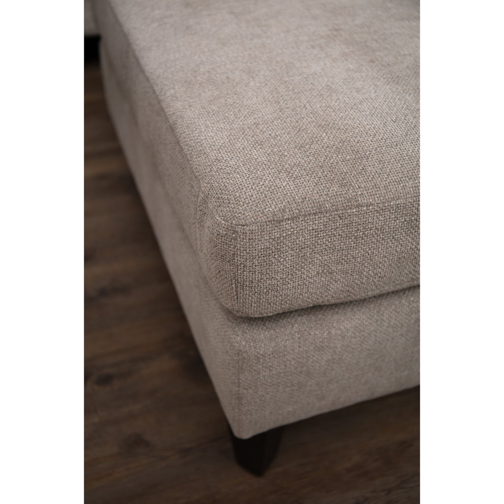 HILL INTERIORS Vesper Taupe Handcrafted Ottoman Footstool, 82 x 82 cm (ONLY 9 LEFT!) - Regina Luxury Interiors