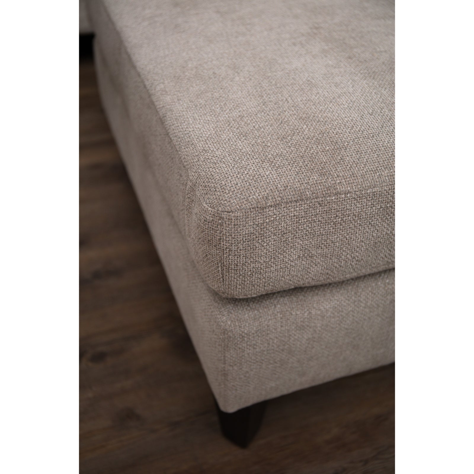 HILL INTERIORS Vesper Taupe Handcrafted Ottoman Footstool, 82 x 82 cm (ONLY 9 LEFT!) - Regina Luxury Interiors