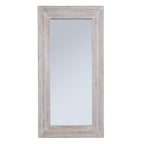 HILL INTERIORS Harewood White Washed Large Statement Mirror, 200 x 100 cm - Regina Luxury Interiors