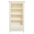 LAURA ASHLEY Provençale Freestanding 1-Drawer Bookcase, Ivory, 180x90 cm - Regina Luxury Interiors