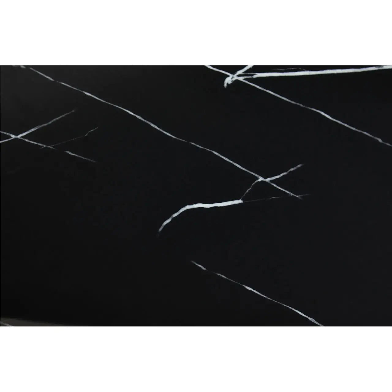 REGINA STUDIO Olympus Black Marble Large Rectangular Dining Table, 100 x 200 cm - Regina Luxury Interiors