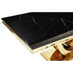 REGINA STUDIO Olympus Black Marble Large Rectangular Dining Table, 100 x 200 cm - Regina Luxury Interiors