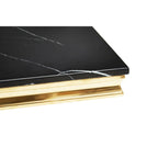 REGINA STUDIO Olympus Black Marble Large Rectangular Dining Table, 100 x 200 cm - Regina Luxury Interiors