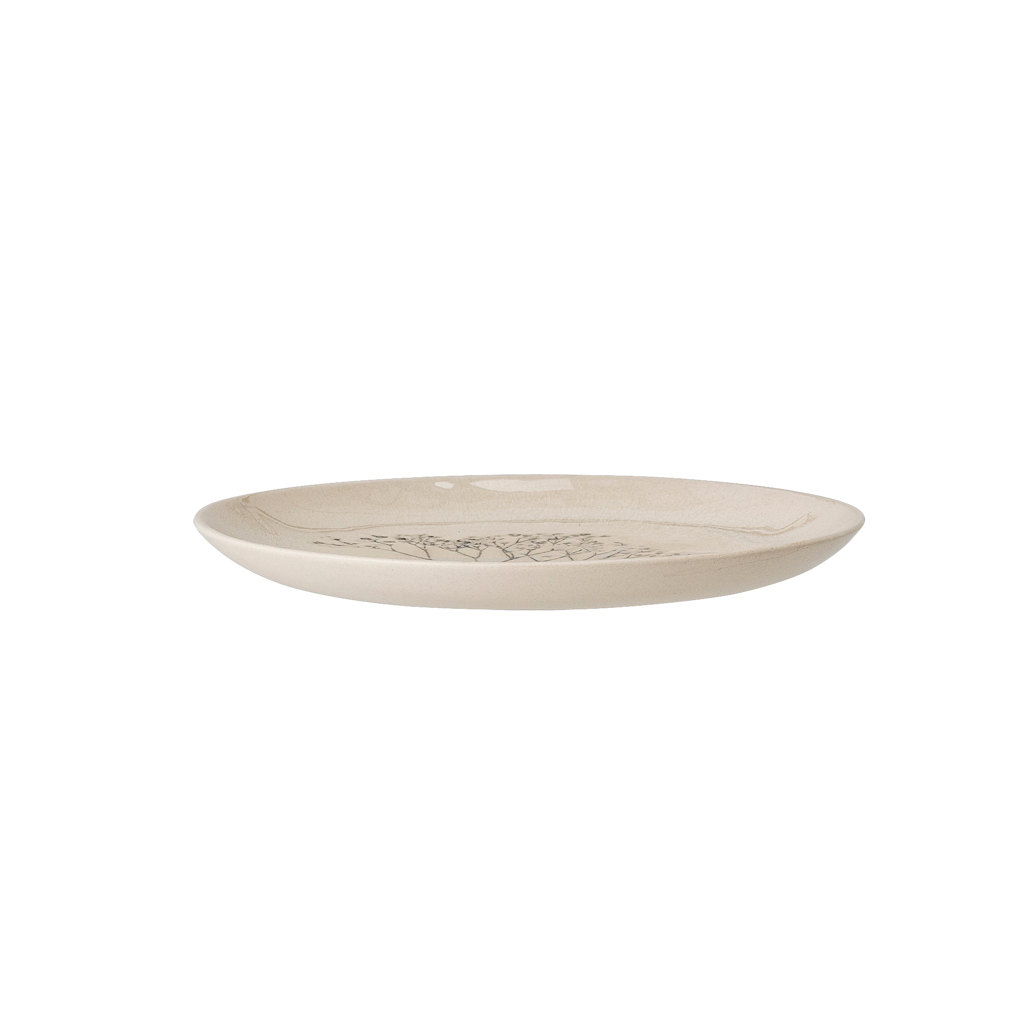 BLOOMINGVILLE Bea Round Handcrafted Plate, 100% Stoneware, Set of 12 - Regina Luxury Interiors
