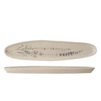 BLOOMINGVILLE Bea Elongated Handcrafted Serving Plate, 100% Stoneware, Set of 6 - Regina Luxury Interiors