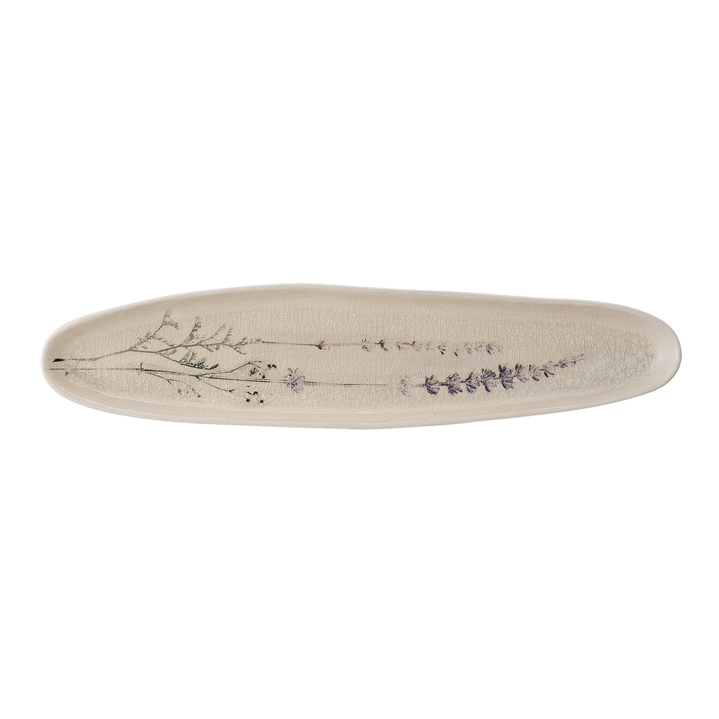 BLOOMINGVILLE Bea Elongated Handcrafted Serving Plate, 100% Stoneware, Set of 6 - Regina Luxury Interiors