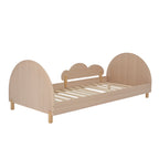 BLOOMINGVILLE MINI, Charli Toddler & Child Bed, Brown, Rainbow Motif and Side Support, 204 x 70 x 94 cm - Regina Luxury Interiors