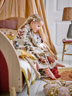 BLOOMINGVILLE MINI, Charli Toddler & Child Bed, Brown, Rainbow Motif and Side Support, 204 x 70 x 94 cm - Regina Luxury Interiors
