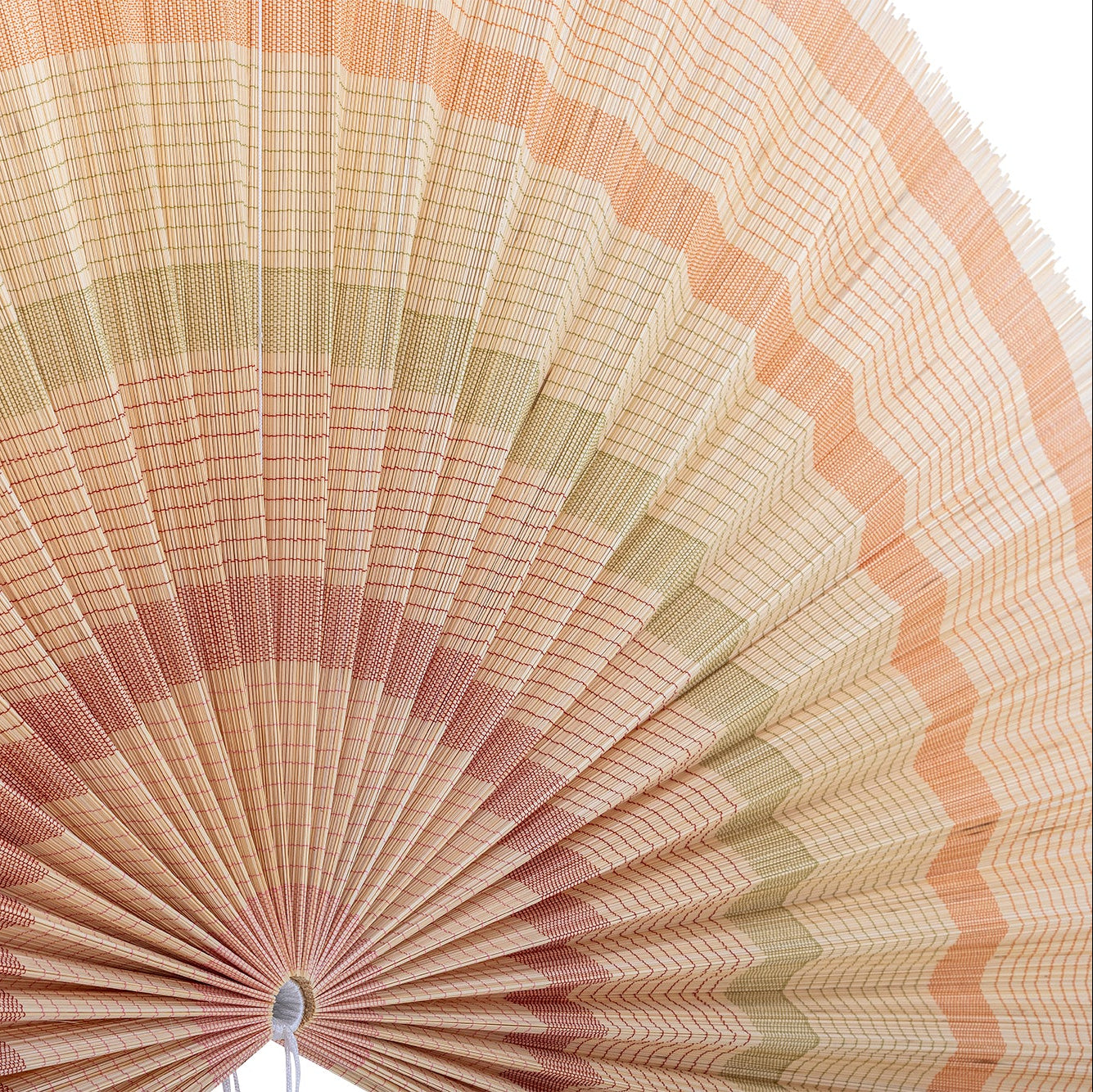 BLOOMINGVILLE Jaime Large Wall Bamboo Decorative Statement Fan in Warm Tones, 160 x 80 cm - Regina Luxury Interiors