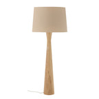 CREATIVE COLLECTION BY BLOOMINGVILLE Leonor Floor Lamp in Rubberwood, H 130cm - Regina Luxury Interiors