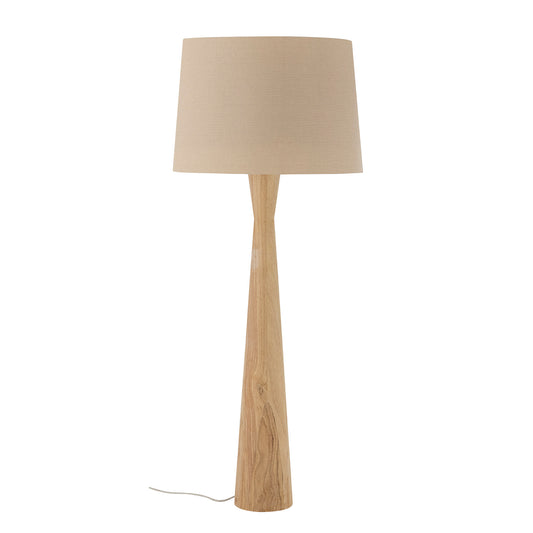 BLOOMINGVILLE CREATIVE COLLECTION Leonor Floor Lamp in Rubberwood, H 130cm