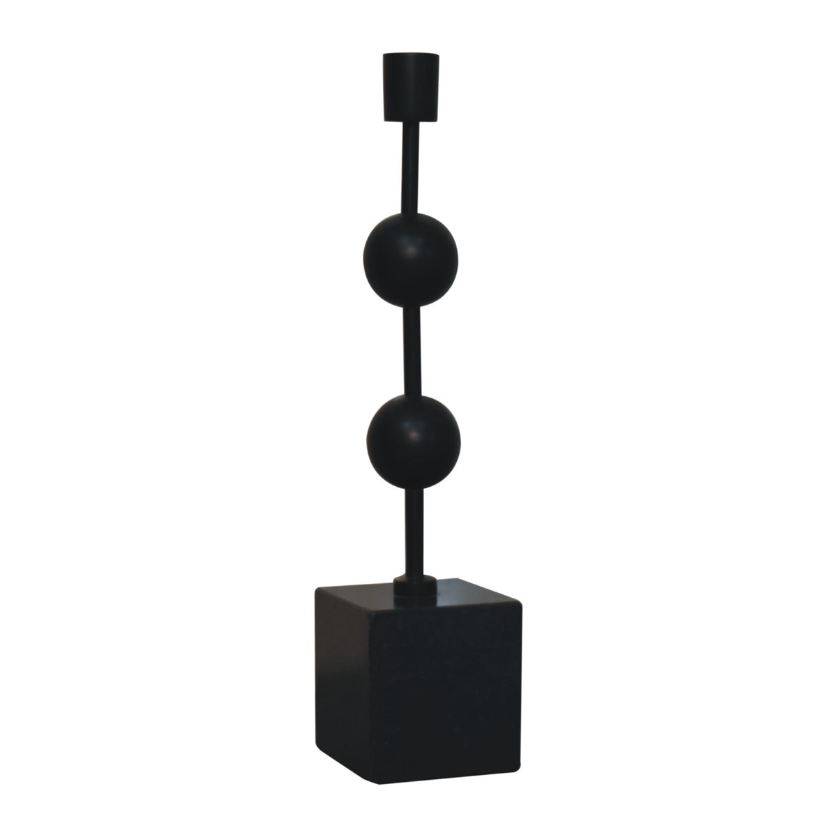 ARTISAN FURNITURE Granite Bubble Handcrafted Candle Holder, 33 cm (ONLY 1 LEFT!)