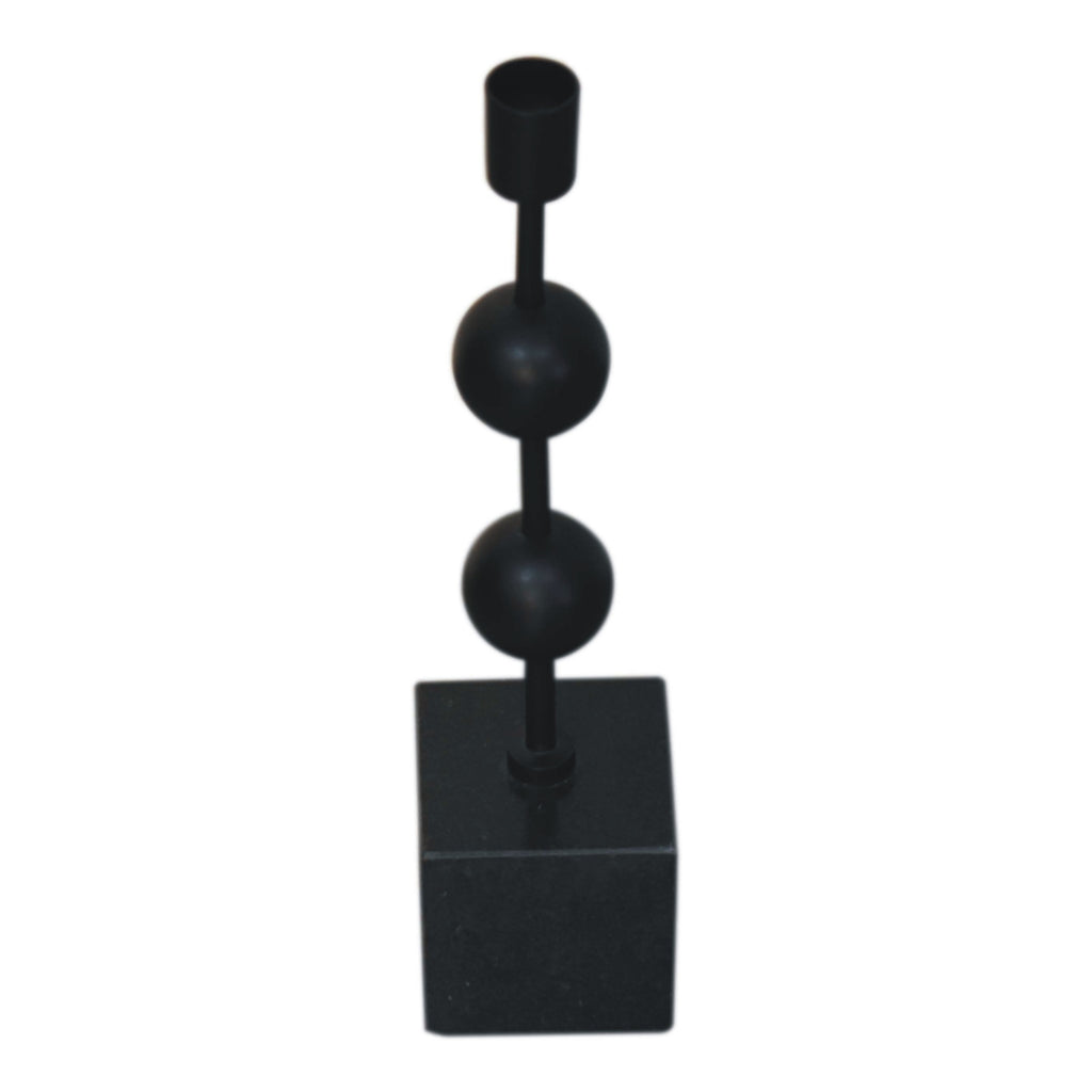 ARTISAN FURNITURE Granite Bubble Handcrafted Candle Holder, 33 cm (ONLY 1 LEFT!)