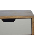 ARTISAN FURNITURE White Drawer Writing Desk, B-corp Certified, 88 x 45 cm
