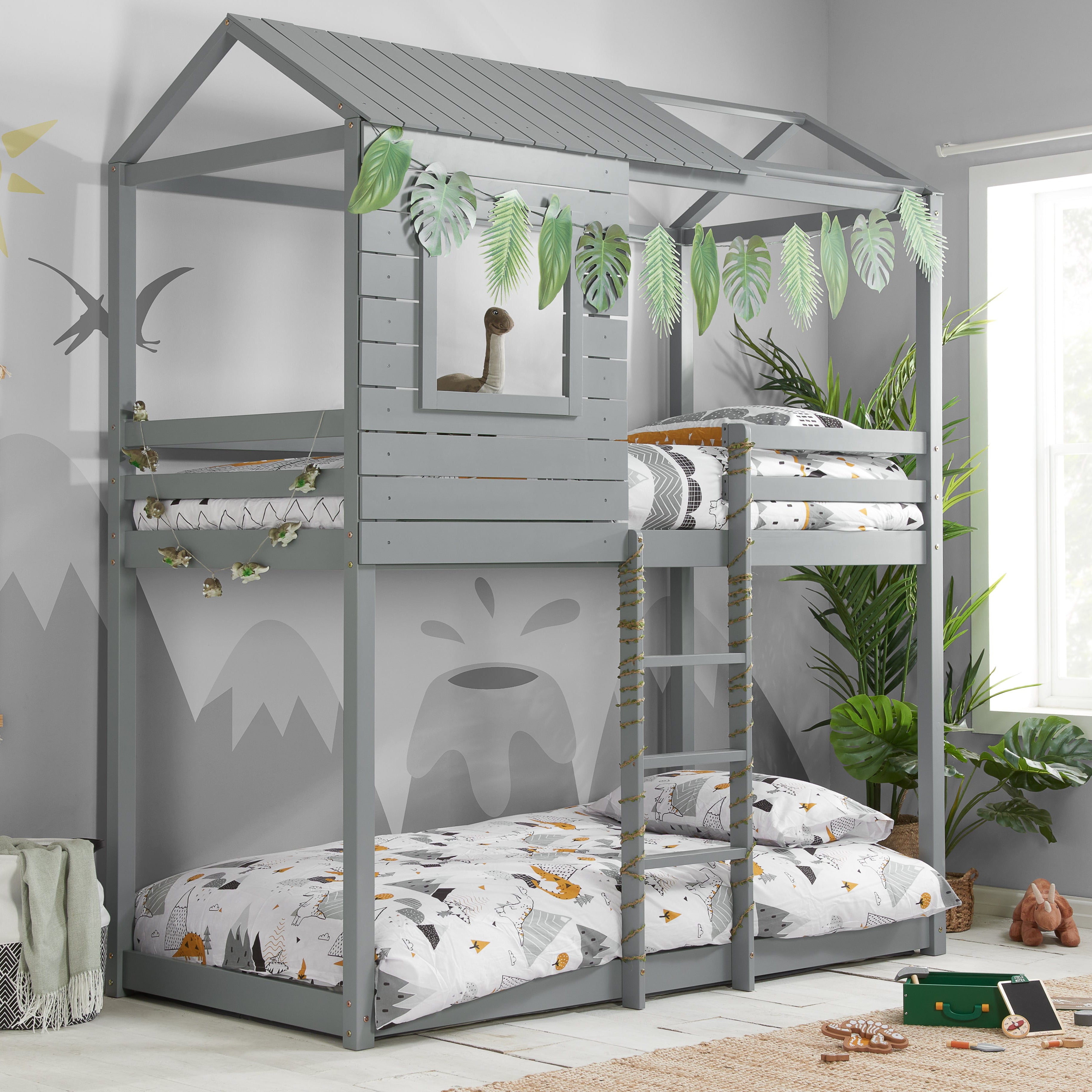 BIRLEA Adventure SINGLE Bunk Bed in 100% Pine