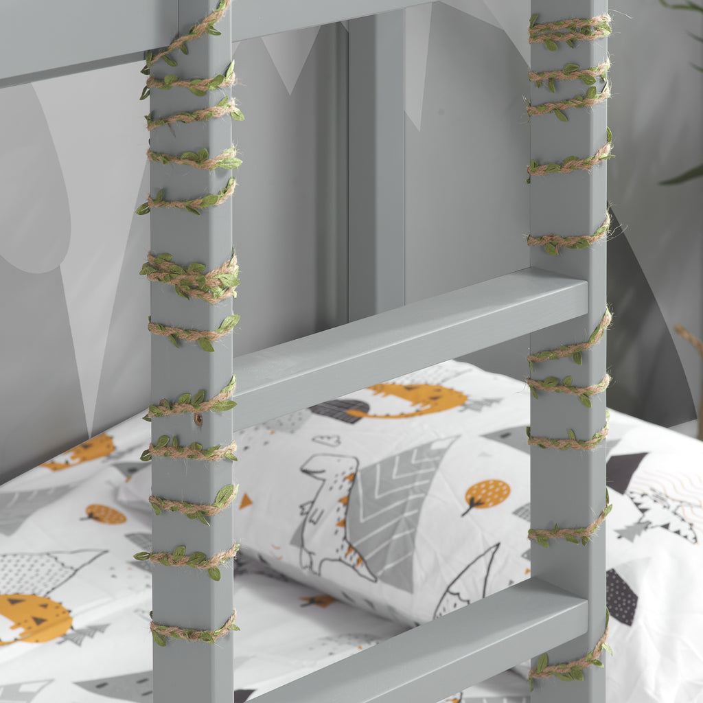BIRLEA Adventure SINGLE Bunk Bed in 100% Pine