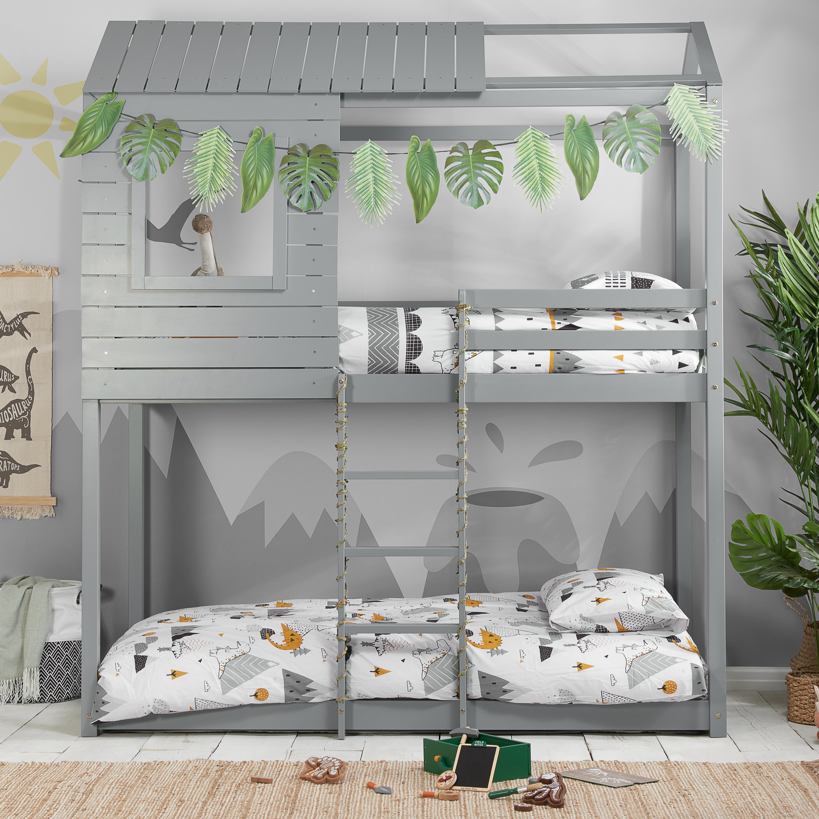 BIRLEA Adventure SINGLE Bunk Bed in 100% Pine