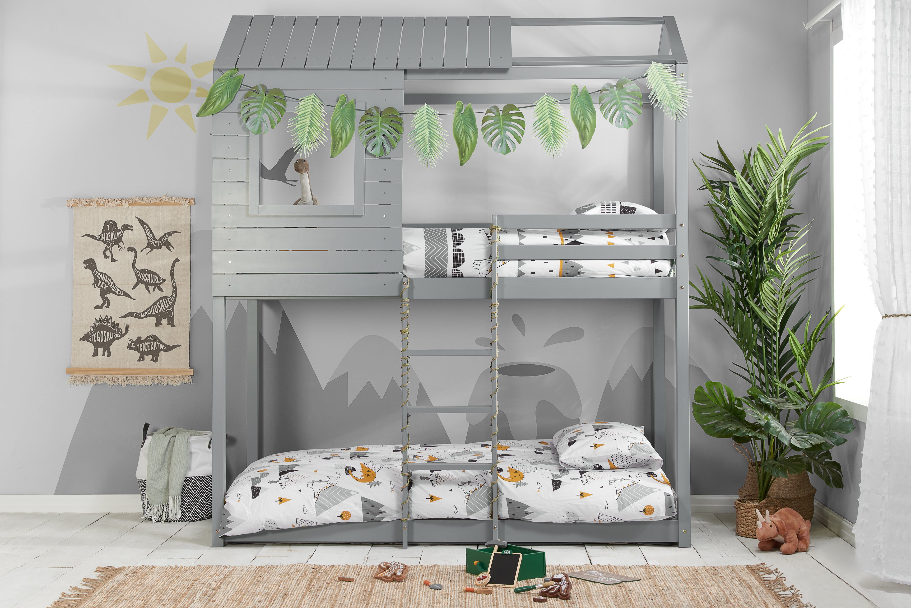 BIRLEA Adventure SINGLE Bunk Bed in 100% Pine
