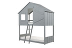 BIRLEA Safari Grey Bunk Bed in 100% Pine
