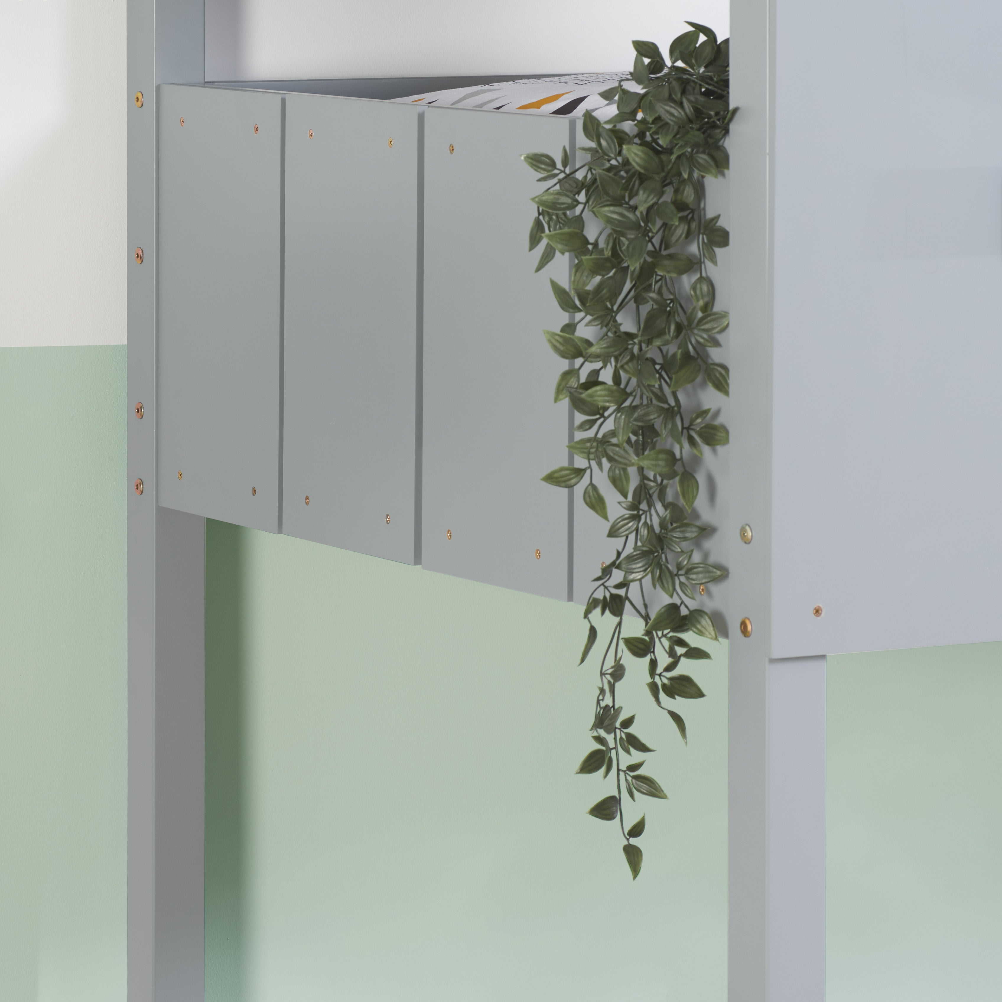 BIRLEA Safari Grey Bunk Bed in 100% Pine