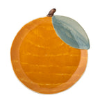 BLOOMINGVILLE Agnes Plate, Orange, Stoneware, Set of 6, Ø 16 cm