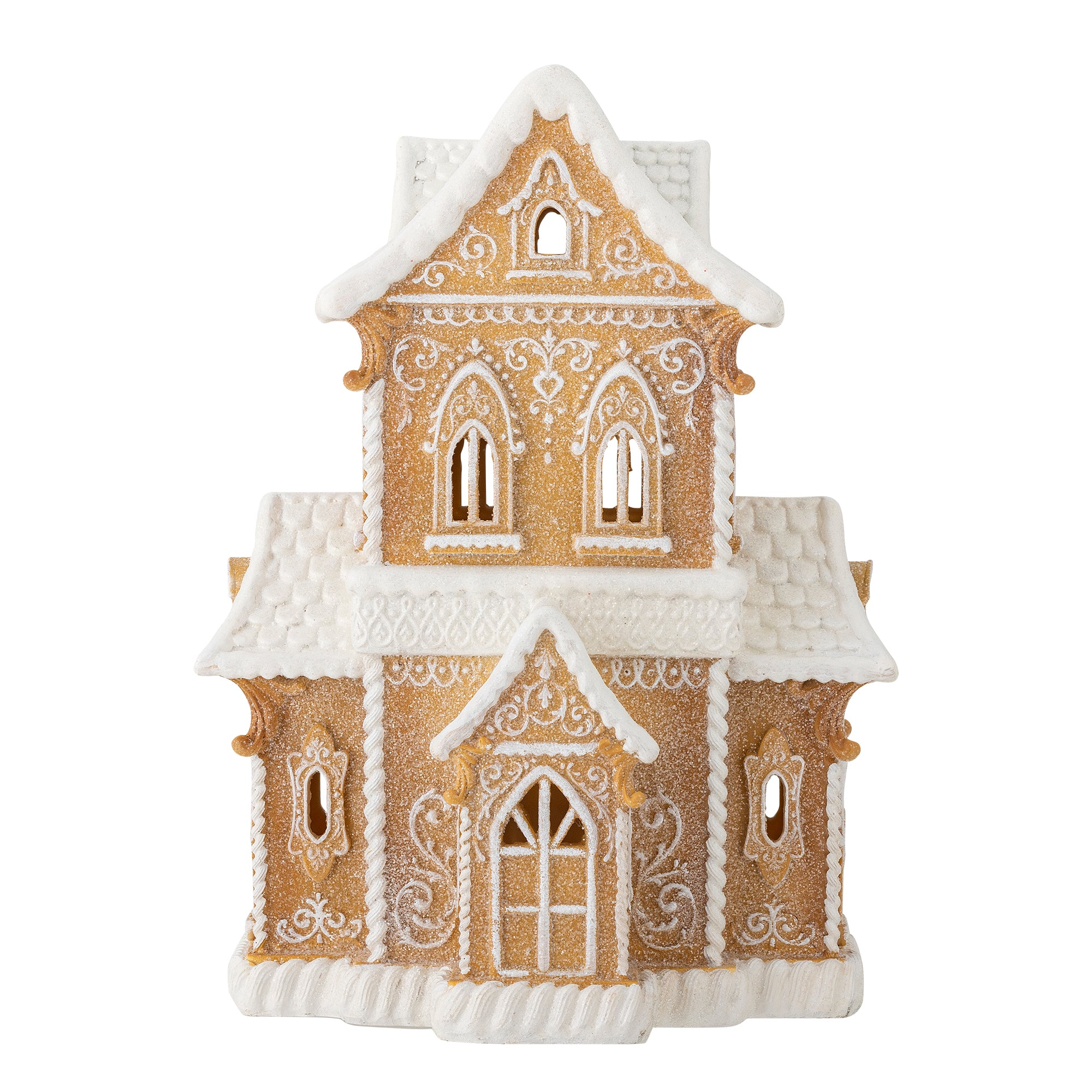 BLOOMINGVILLE Christmas Kevin Gingerbread House with Light, H 37 cm