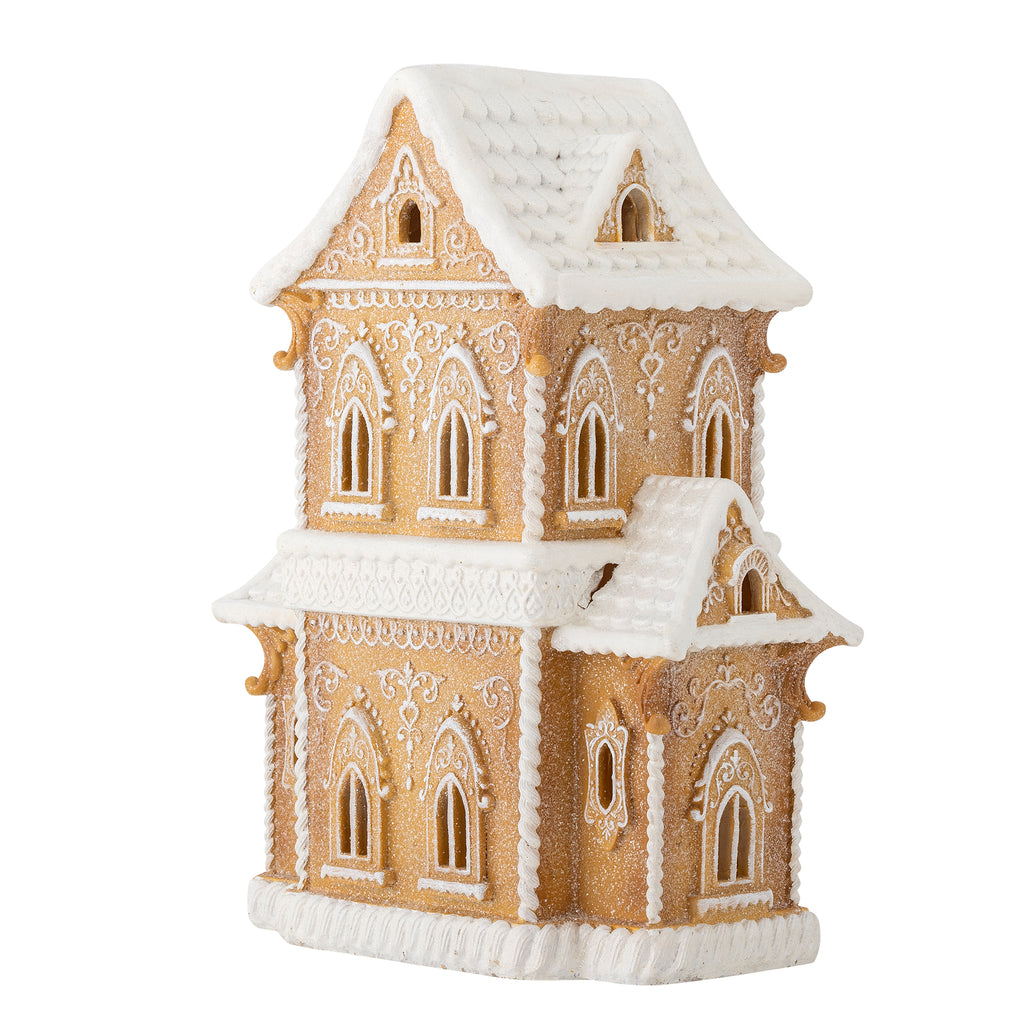 BLOOMINGVILLE Christmas Kevin Gingerbread House with Light, H 37 cm
